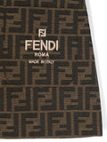 Falda con motivo FF en jacquard de la marca Fendi Kids