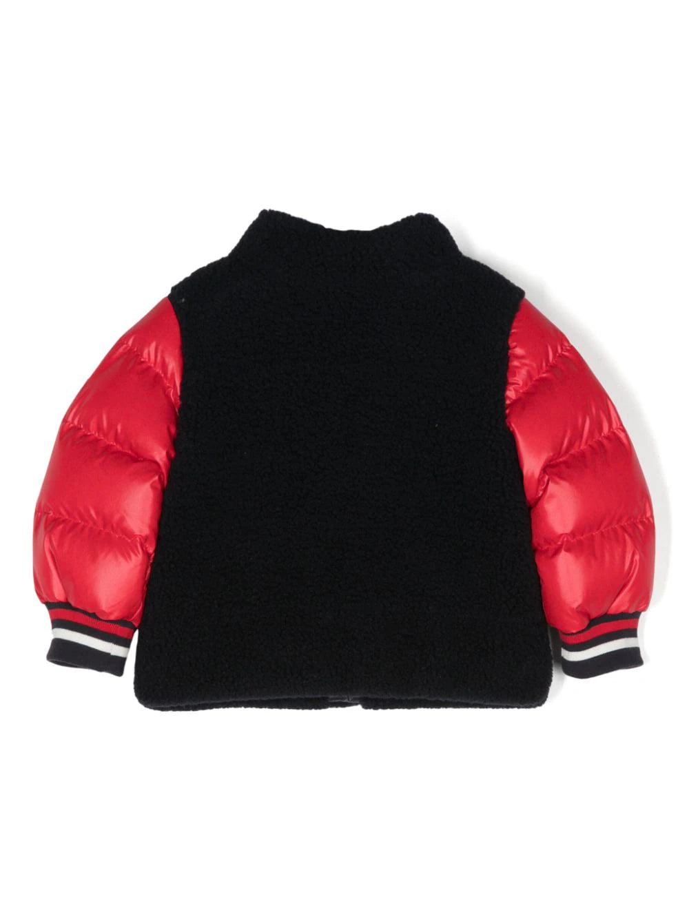 Plumífero azul efecto peluche Tyler de la marca MONCLER para niño