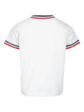 White T-shirt with MONCLER brand logo print