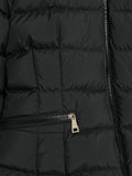 BLACK Jacket - Down jacket with MONCLER logo patch