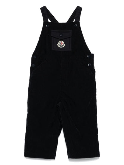 Conjunto - overol con parche del logo MONCLER para niño