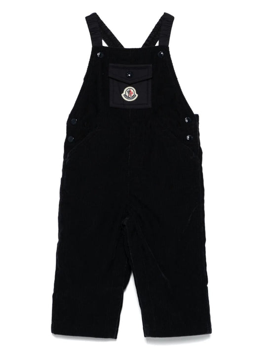 Conjunto - overol con parche del logo MONCLER para niño
