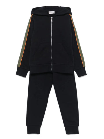 MONCLER brand Tricolor sports suit