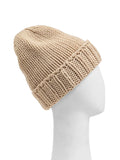 Gorro beige estampado con logo MONCLER