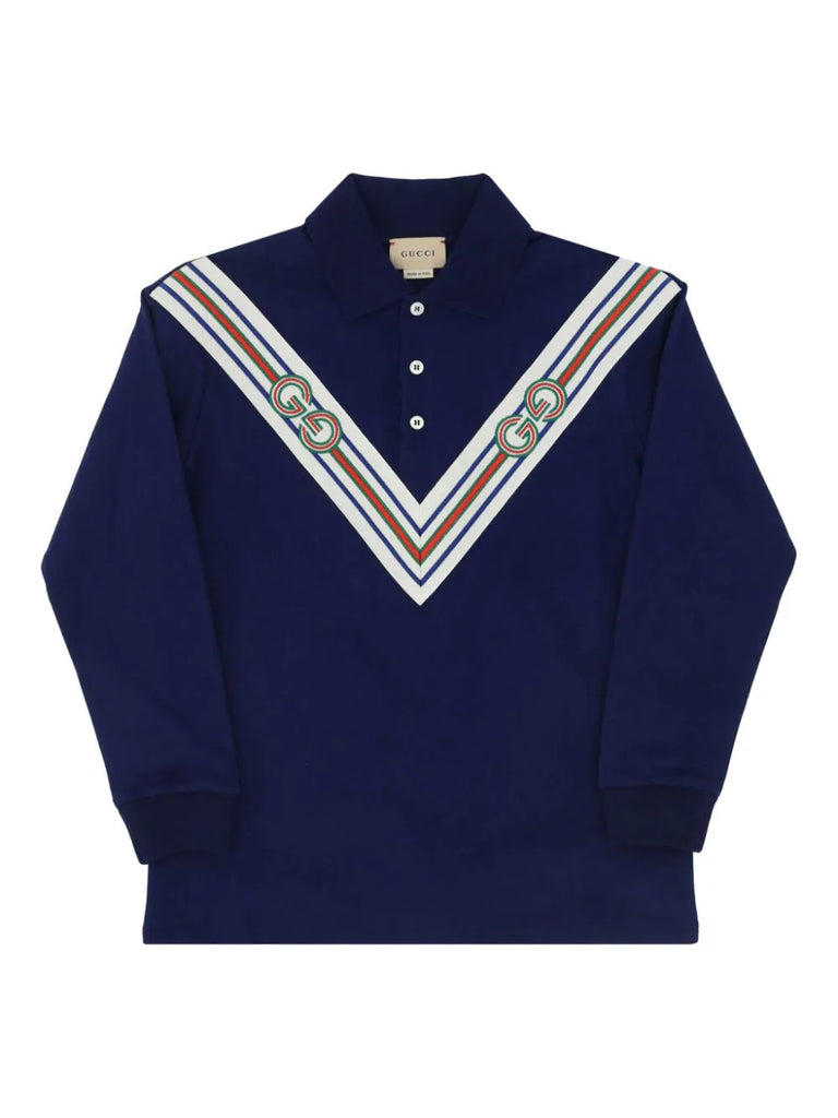 Polo con logo estampado de la marca Gucci kids Modini Shop Espana