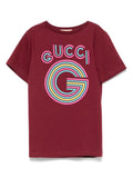 T-shirt printed with GUCCI logo of the brand Gucci kids