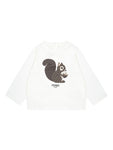 T-shirt with printed Fendi logo