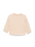 Beige baby jacket by Fendi Kids brand