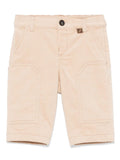 Beige baby shorts by Fendi Kids brand