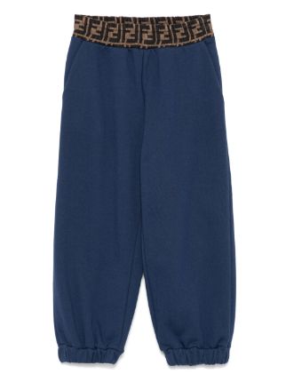 Pantalon júnior de chándal con logo FF estampado Fendi para niño