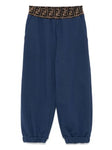 Tracksuit bottoms with FF logo print Fendi Kids