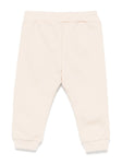 Pantalón de chándal beige  con logo FENDI bordado de la marca Fendi Kids