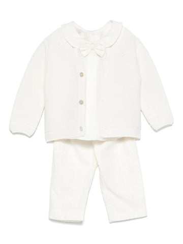 PAZ RODRIGUEZ white SUIT for boys