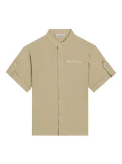 Camisa de lino beige para niño