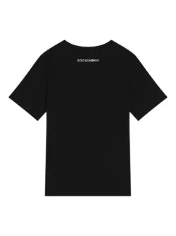 Camiseta negra para niño Dolce&Gabbana