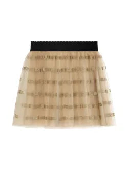 Falda de tul dorada Dolce&Gabbana para niña