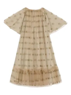 Vestido de tul dorado Dolce&Gabbana para niña