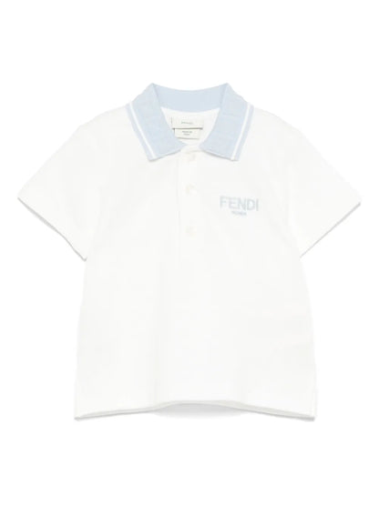 Polo para bebé nino de piqué de la marca Fendi Kids