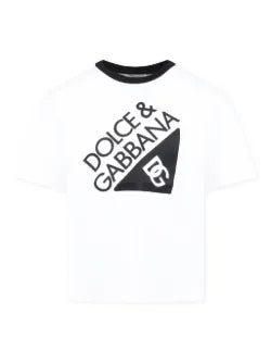 Camiseta blanca para niño Dolce&Gabbana
