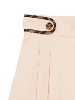 Pantalón júnior de gabardina elástica de la marca Fendi Kids para niña