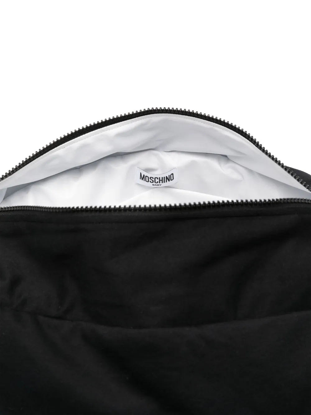 Bolso de algodón negro con cambiador Teddy print MOSCHINO