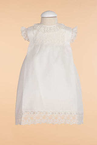 Christening dress GUIPUR ANTIQUE with hat and pants of the brand Belan