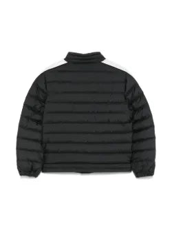 Plumífero motero negro Jacobus de la marca MONCLER para niño
