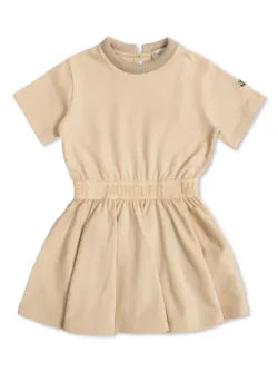 Vestido de algodón beige MONCLER para niña