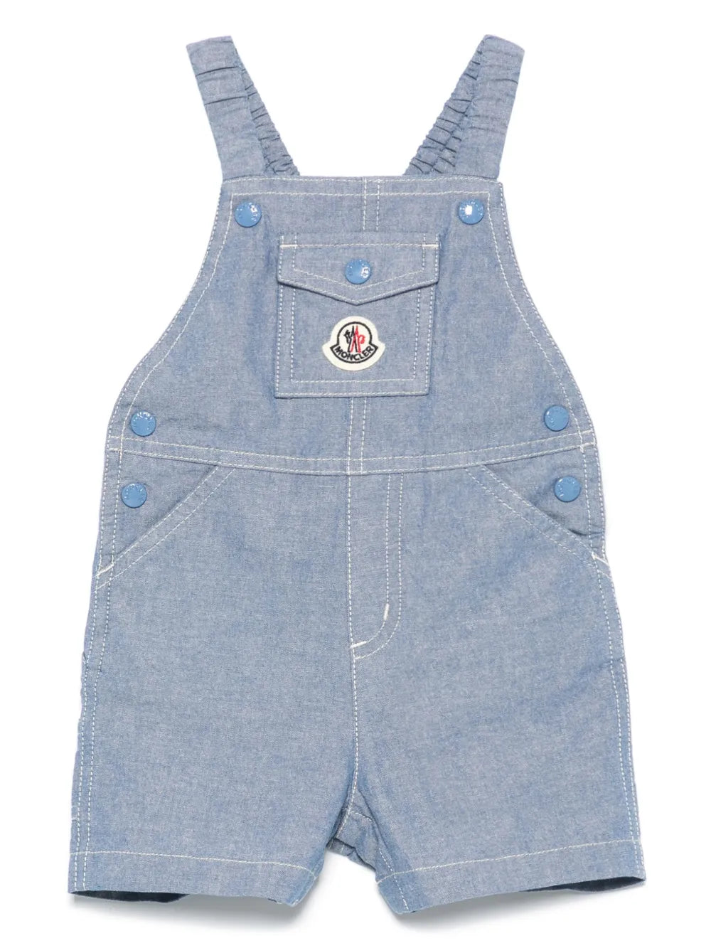 Peto de algodón azul  MONCLER para bebé niño