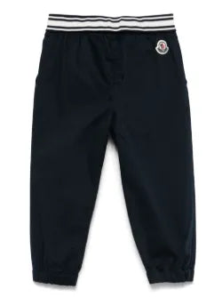 Pantalones de algodón con logo bordado MONCLER para bebé niño
