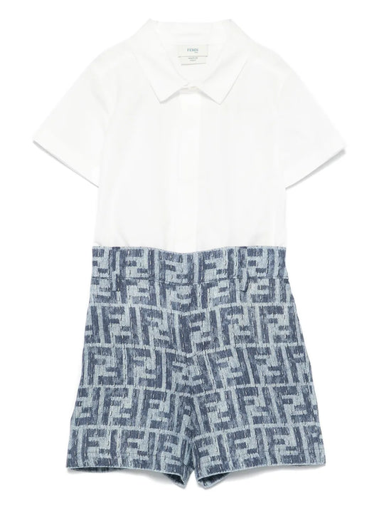 Set de camisa blanca y pantalones cortes para bebe niño