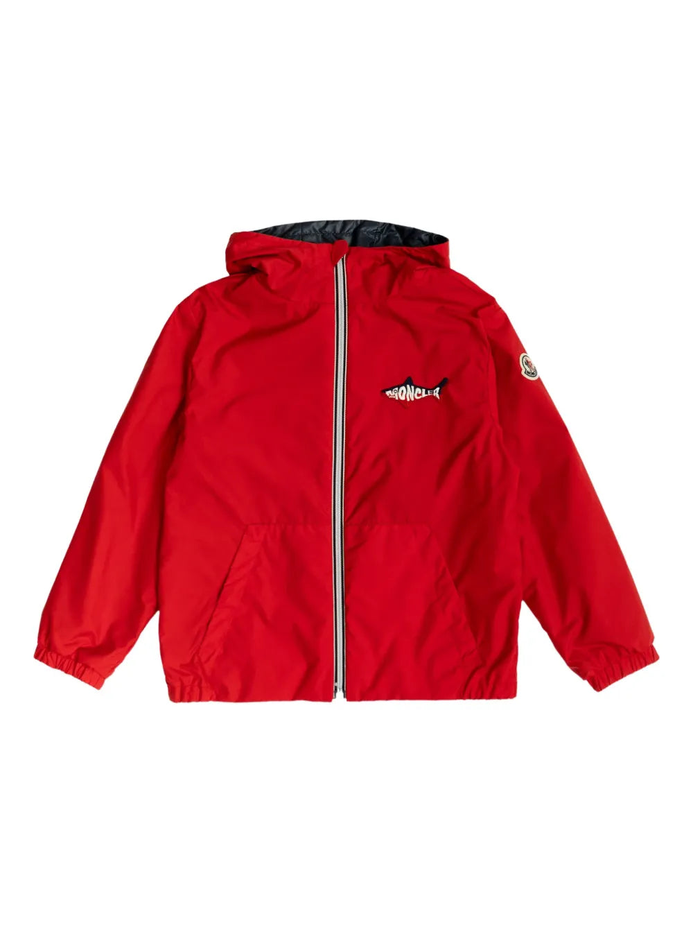 Chaqueta con capucha roja Olchard MONCLER para niño