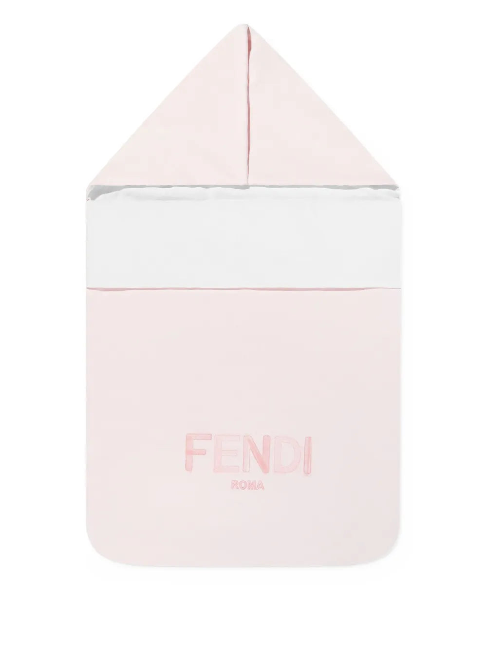 Saco de dormir para bebé niña de punto rosa de la marca Fendi Kids