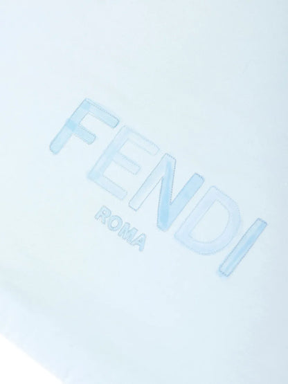 Saco de dormir para bebé niño de punto azul de la marca Fendi Kids