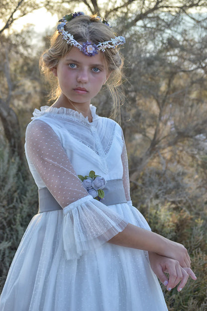 فستان SOL من ماركة MON AIR (يتضمن تاج الزهرة)