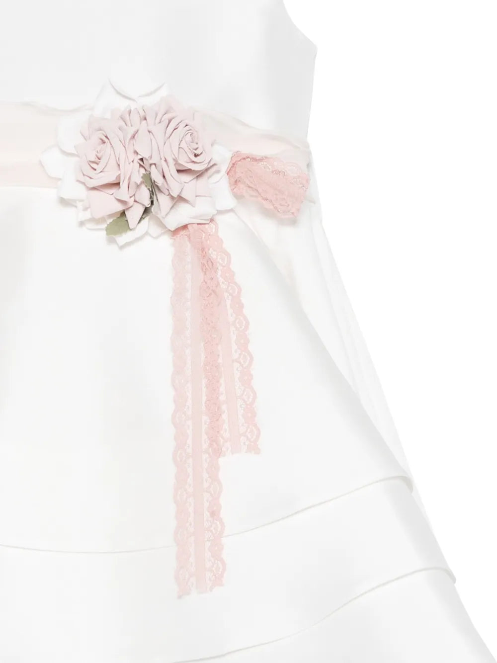 Vestido de ceremonia blanco 269 para niña de la marca MIMILÚ