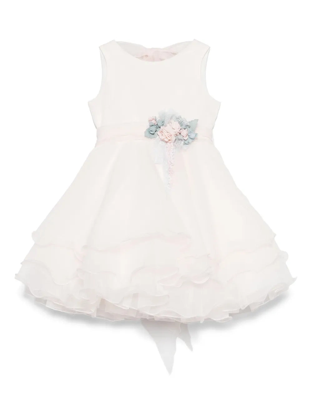 Vestido de ceremonia rosa 260 para niña de la marca MIMILÚ