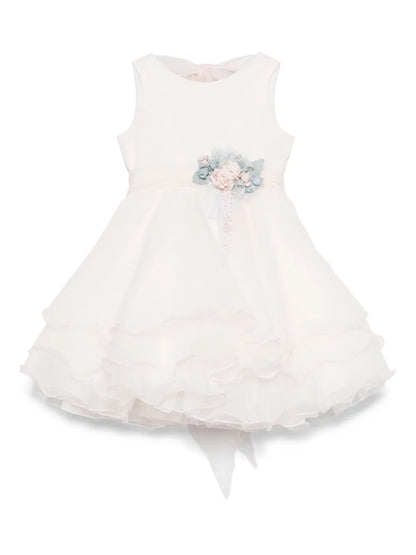 Vestido de ceremonia rosa 260 para niña de la marca MIMILÚ