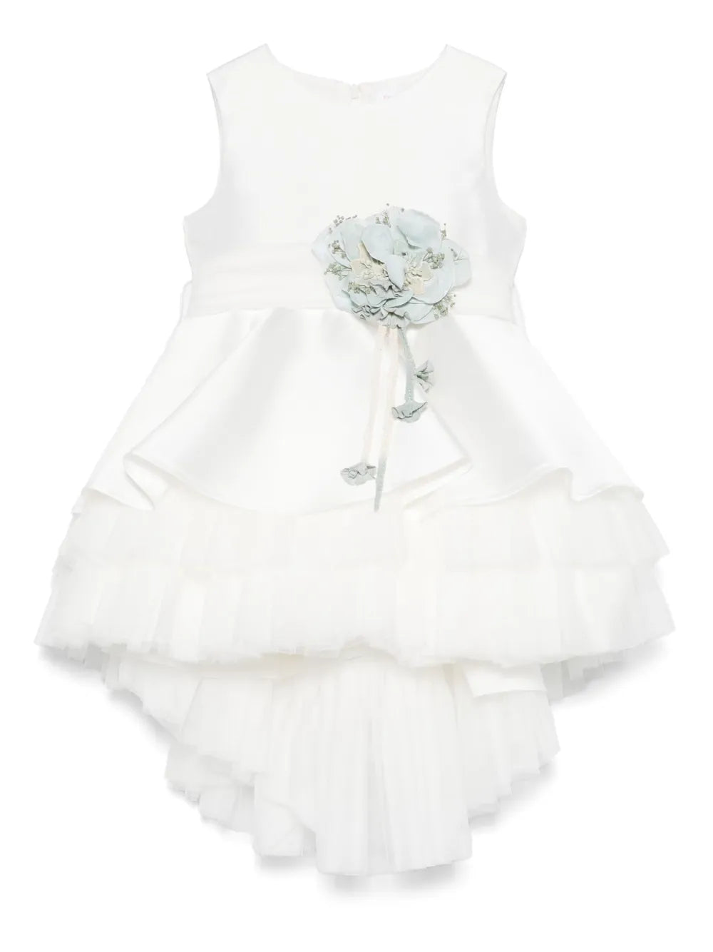 Vestido de ceremonia blanco 217 para niña de la marca MIMILÚ