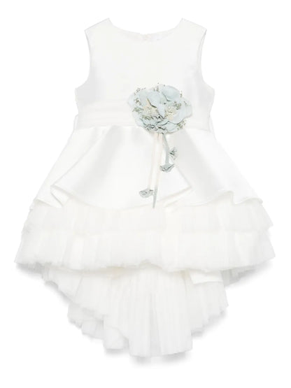 Vestido de ceremonia blanco 217 para niña de la marca MIMILÚ