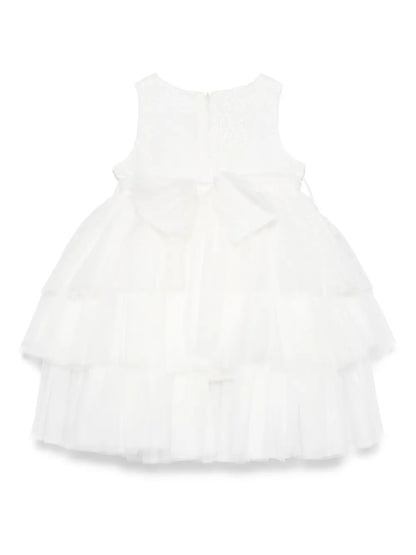 Vestido blanco de ceremonia 162 para bebé niña de la marca MIMILÚ