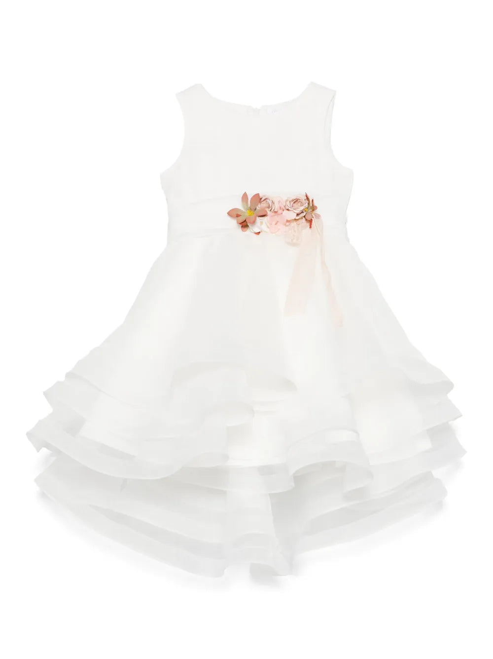 Vestido de ceremonia blanco 207 para niña de la marca MIMILÚ