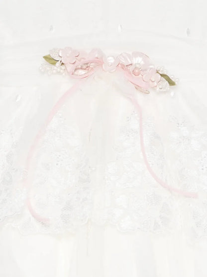 Vestido de ceremonia blanco 273 para niña de la marca MIMILÚ