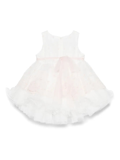 Vestido blanco de ceremonia 193 para bebé niña de la marca MIMILÚ