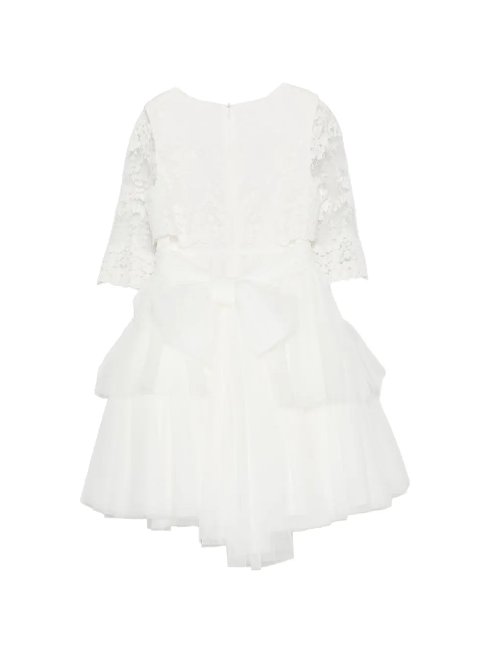 Vestido de ceremonia 209 de manga larga estilo chaqueta para niñas de la marca MIMILÚ