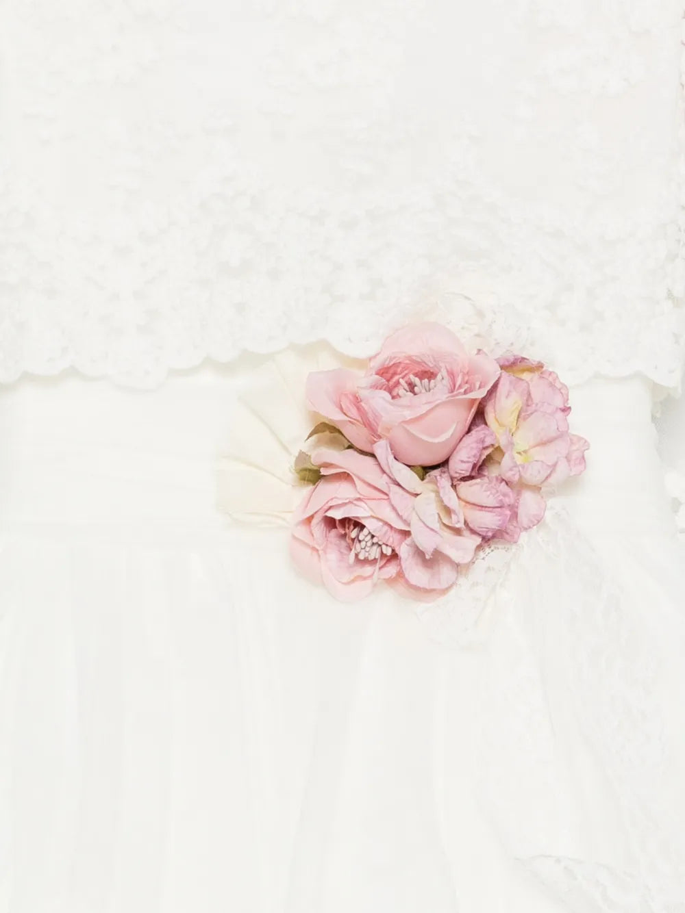 Vestido de ceremonia 209 de manga larga estilo chaqueta para niñas de la marca MIMILÚ