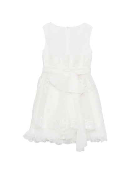 Vestido de ceremonia blanco 202 para niña de la marca MIMILÚ