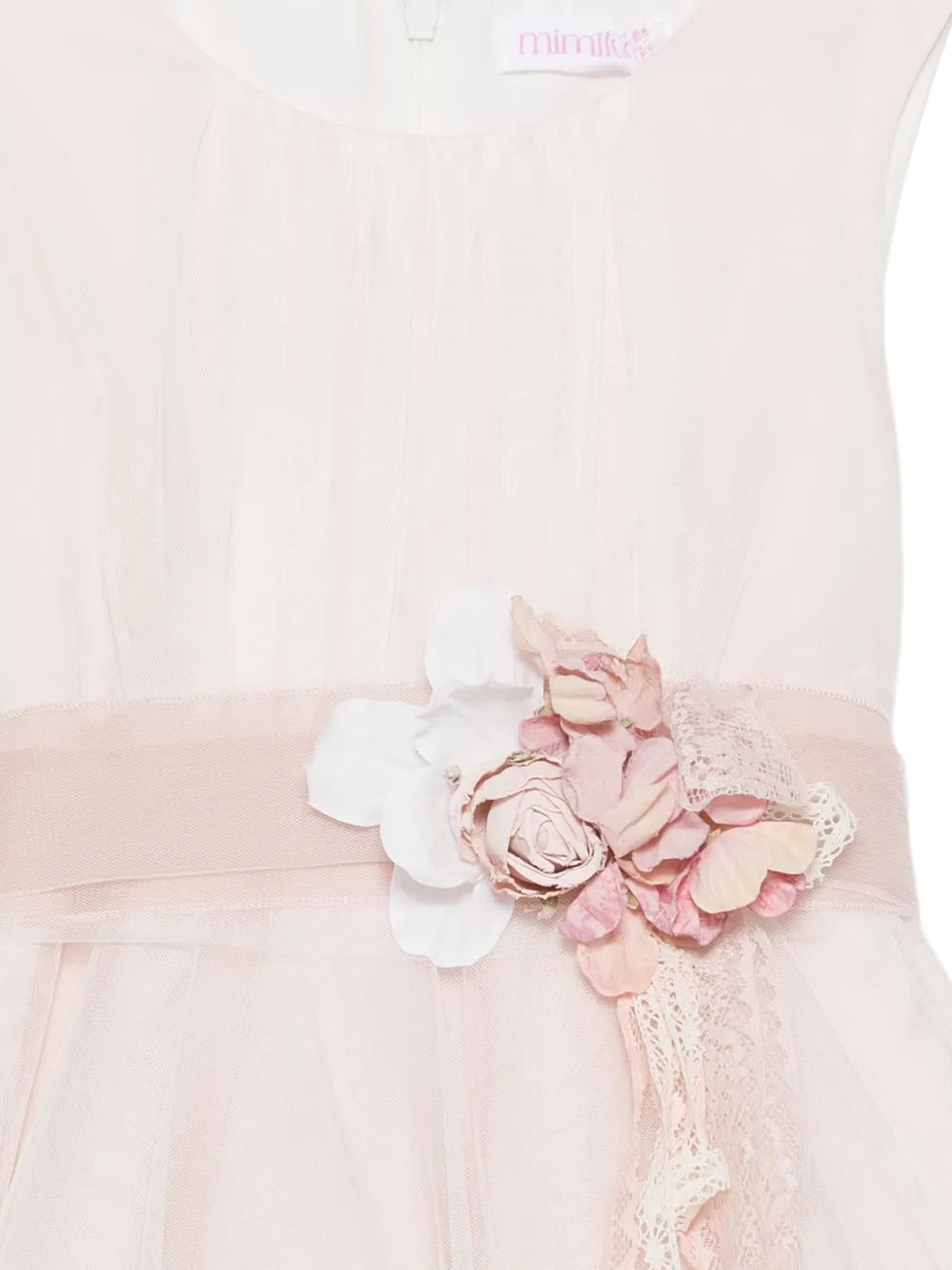 Vestido de ceremonia 264 rosa para niñas de la marca MIMILÚ