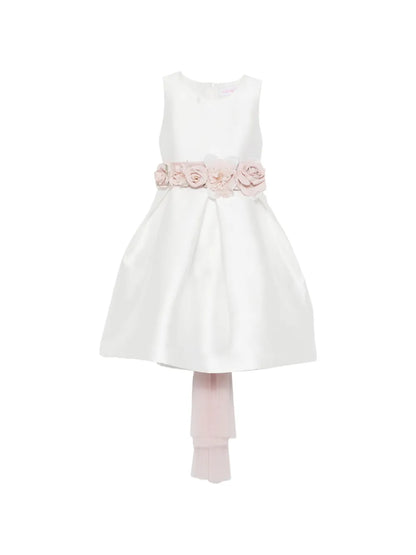 Vestido de ceremonia blanco 229 para niña de la marca MIMILÚ