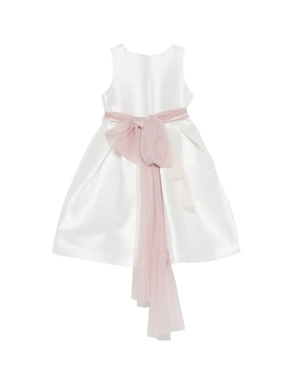Vestido de ceremonia blanco 229 para niña de la marca MIMILÚ